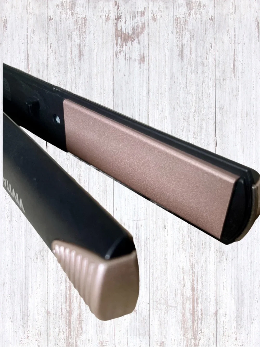 New Vivitar Simply Beautiful Black and White Ceramic Tourmaline Flat Iron 1” - Picture 11 of 13